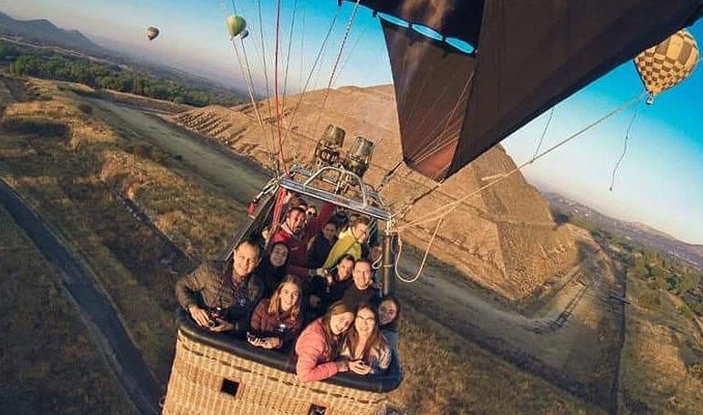 Tour Vuelo en Globo y Pirámides de Teotihuacán con Tour Sin Límites