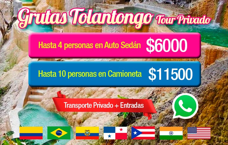 Tour Privado Tolantongo con Tour Sin Límites