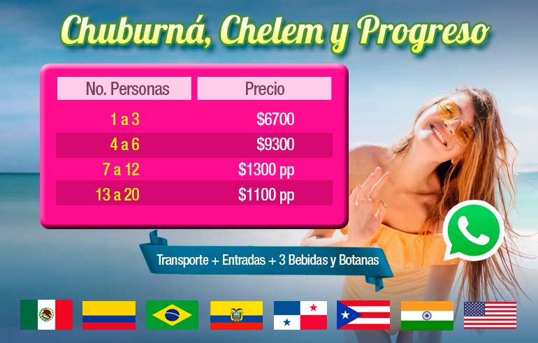 Tour Chuburná, Chelem y Progreso con Tour Sin Límites