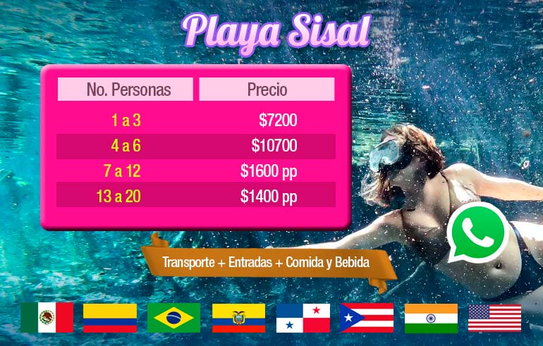 Tour Playa Sisal con Tour Sin Límites